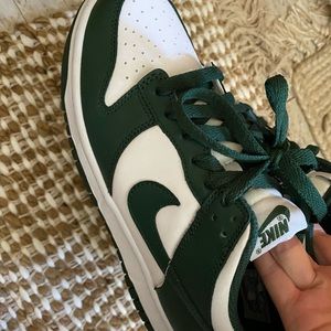 Michigan state dunk low! Worn once!! No creasing or folds
